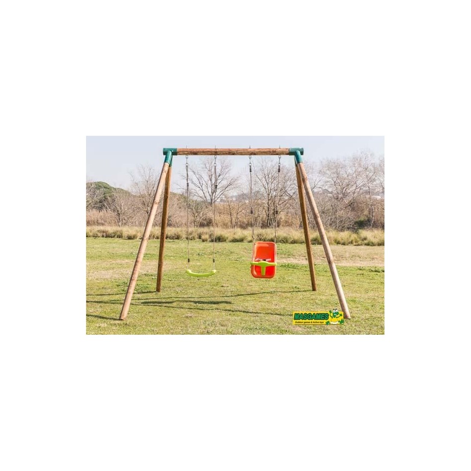 Kibo doble con Asiento bebé Columpio