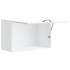 Armario de pared de cocina Kalmar blanca de alto