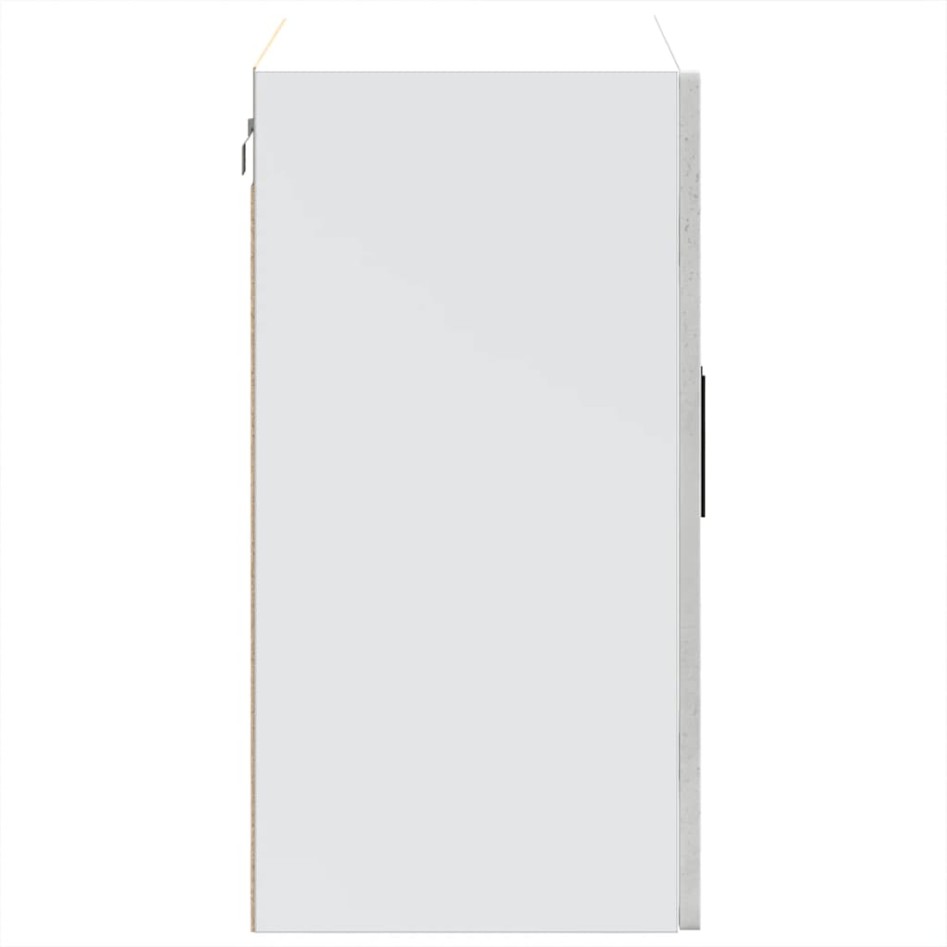 Armario de pared para cocina puerta cristal Porto gris