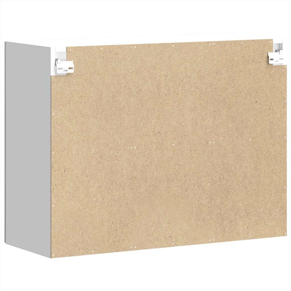 Armario de pared para cocina puerta cristal Porto gris