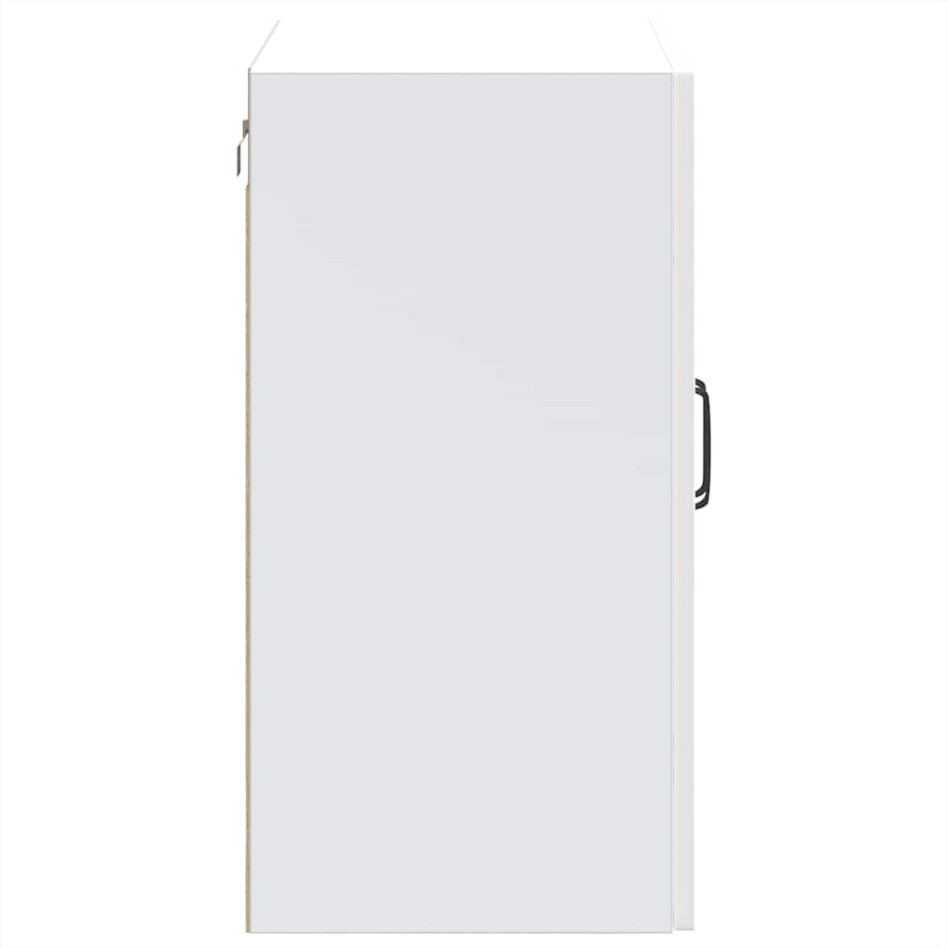 Armario pared cocina puerta cristal Kalmar blanca alto