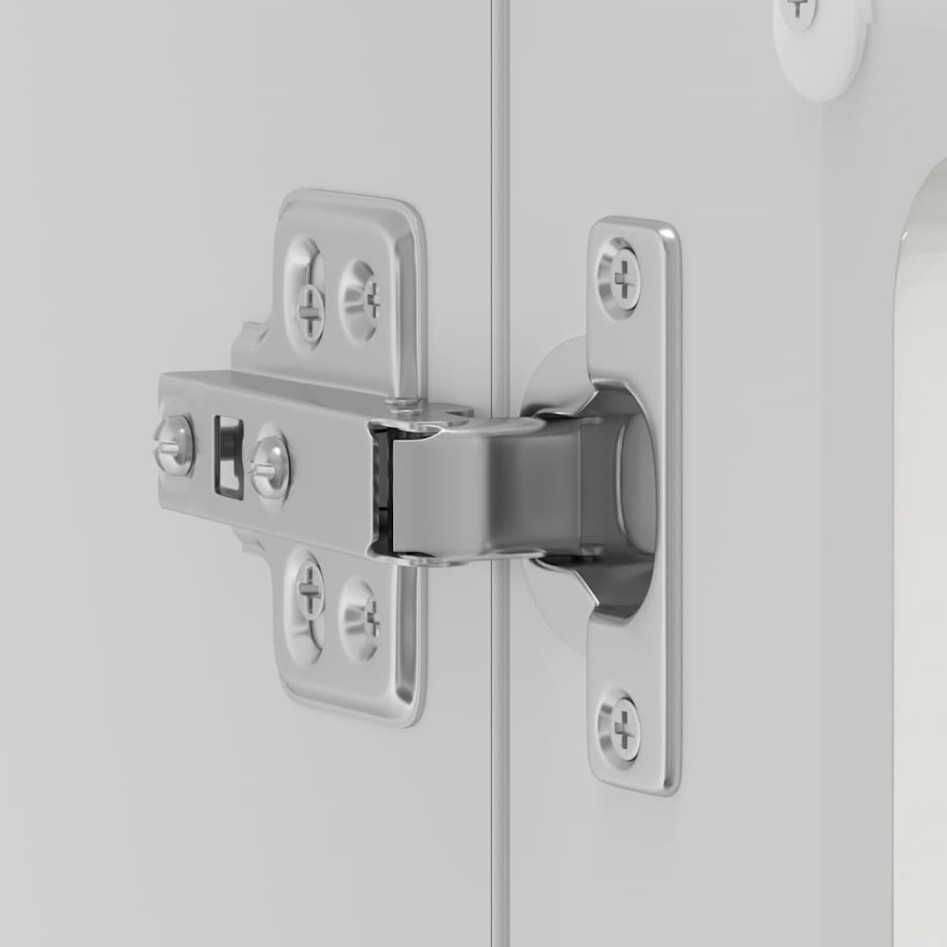 Armario pared cocina puerta cristal Kalmar blanca alto