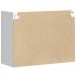 Armario de pared para cocina puerta cristal Porto gris