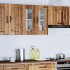 Armario pared cocina puerta de cristal Kalmar madera