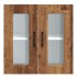 Armario pared cocina puerta de cristal Kalmar madera