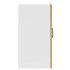 Armario pared cocina puerta de cristal Kalmar madera
