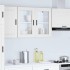 Armario de pared para cocina con puerta de cristal Porto