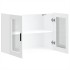 Armario de pared para cocina con puerta de cristal Porto