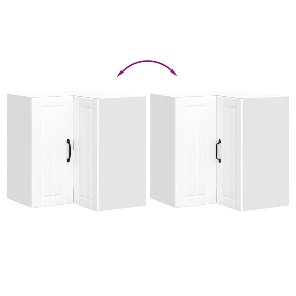 Mueble de cocina esquina pared Lucca madera ingeniería