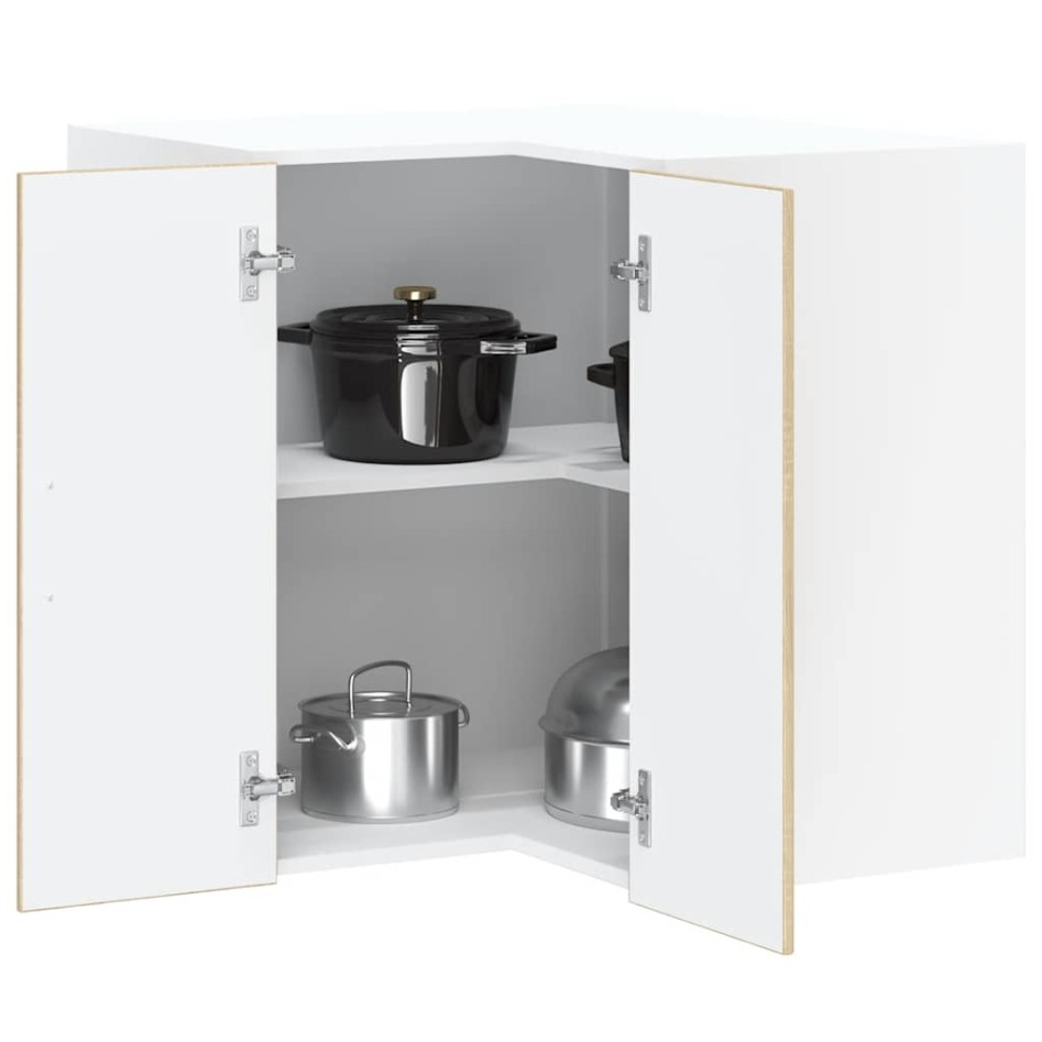 Mueble cocina esquina pared Lucca roble
