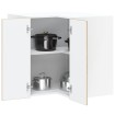 Mueble cocina esquina pared Lucca roble sonoma