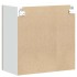 Armario pared cocina puerta de cristal Lucca roble