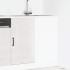 Mueble bajo cocina Kalmar madera ingeniería blanca alto