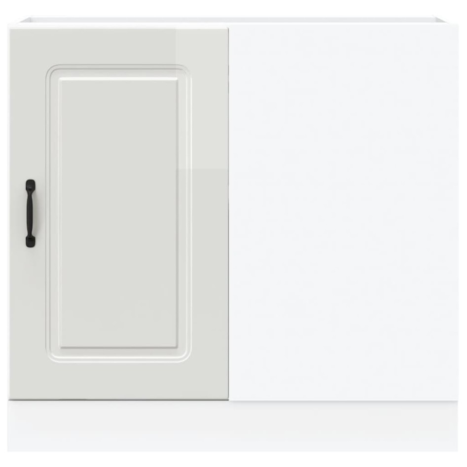 Mueble bajo cocina Kalmar madera ingeniería blanca alto