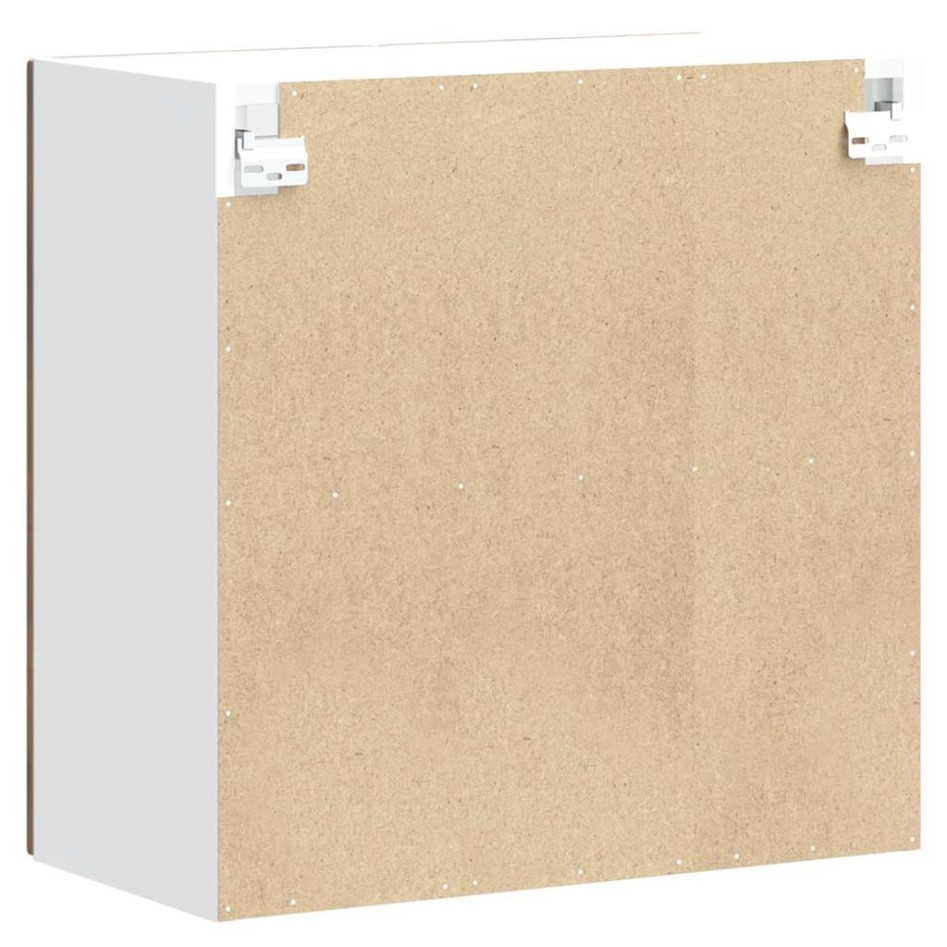 Armario pared cocina puerta de cristal Lucca roble