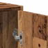 Mueble de baño con espejo de madera antigua madera