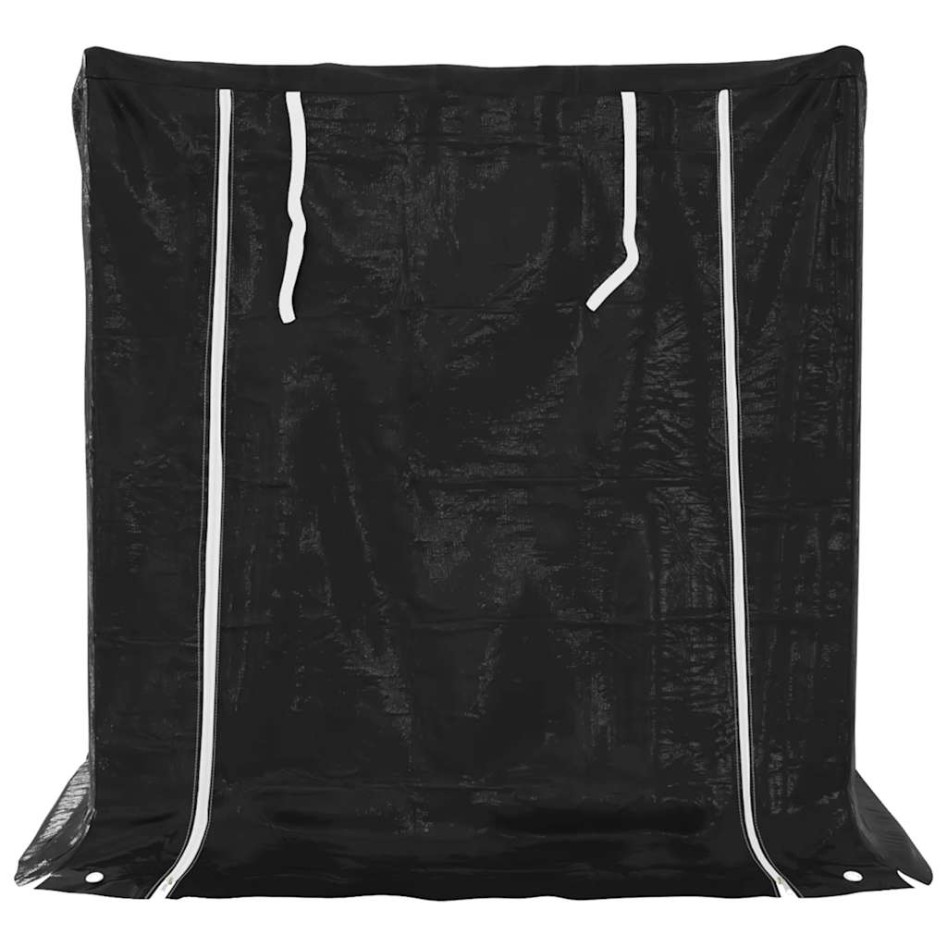 Leñero cubierta lluvia 101x61x110,5 cm acero