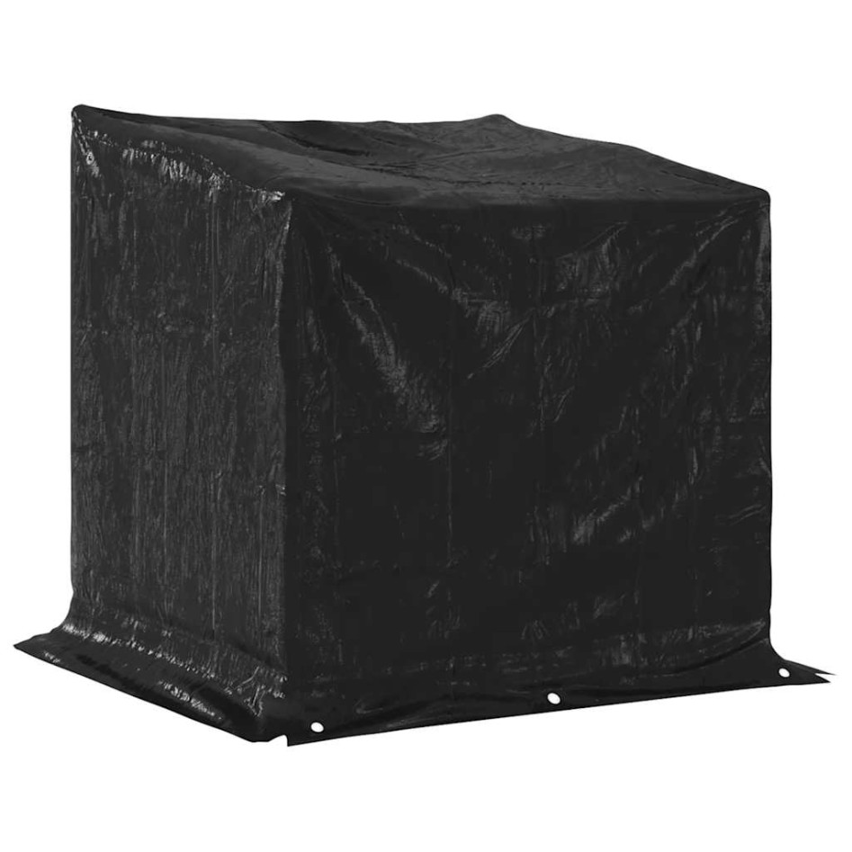 Leñero cubierta lluvia 101x61x110,5 cm acero