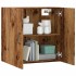 Armario pared madera ingeniería envejecida 60x31x60