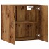 Armario pared madera ingeniería envejecida 60x31x60