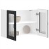 Armario pared cocina puerta de cristal Lucca