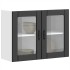Armario pared cocina puerta de cristal Lucca