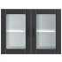 Armario pared cocina puerta de cristal Lucca