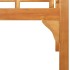 Banco de jardín madera maciza de acacia 125
