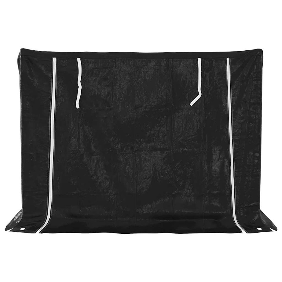 Leñero cubierta lluvia 151x80,5x110,5 cm acero