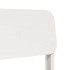 Silla de jardín madera maciza de pino blanco 60x52,5x72