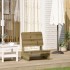 Silla de jardín madera de pino impregnada 60x64x70,5