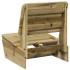 Silla de jardín madera de pino impregnada 60x64x70,5
