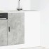 Mueble bajo para fregadero de madera ingeniería gris
