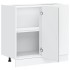 Mueble bajo para fregadero de madera ingeniería gris