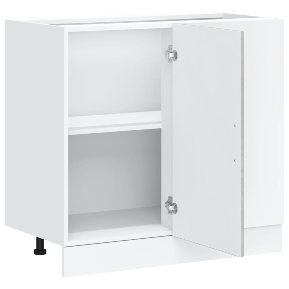 Mueble bajo para fregadero de madera ingeniería gris