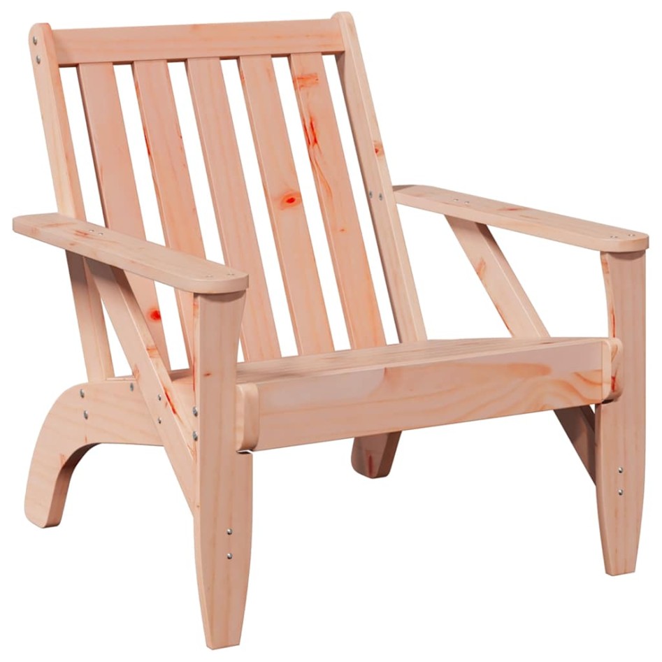 Silla adirondack de jardín madera maciza douglas 75x77x77
