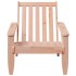 Silla adirondack de jardín madera maciza douglas 75x77x77