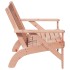 Silla adirondack de jardín madera maciza douglas 75x77x77