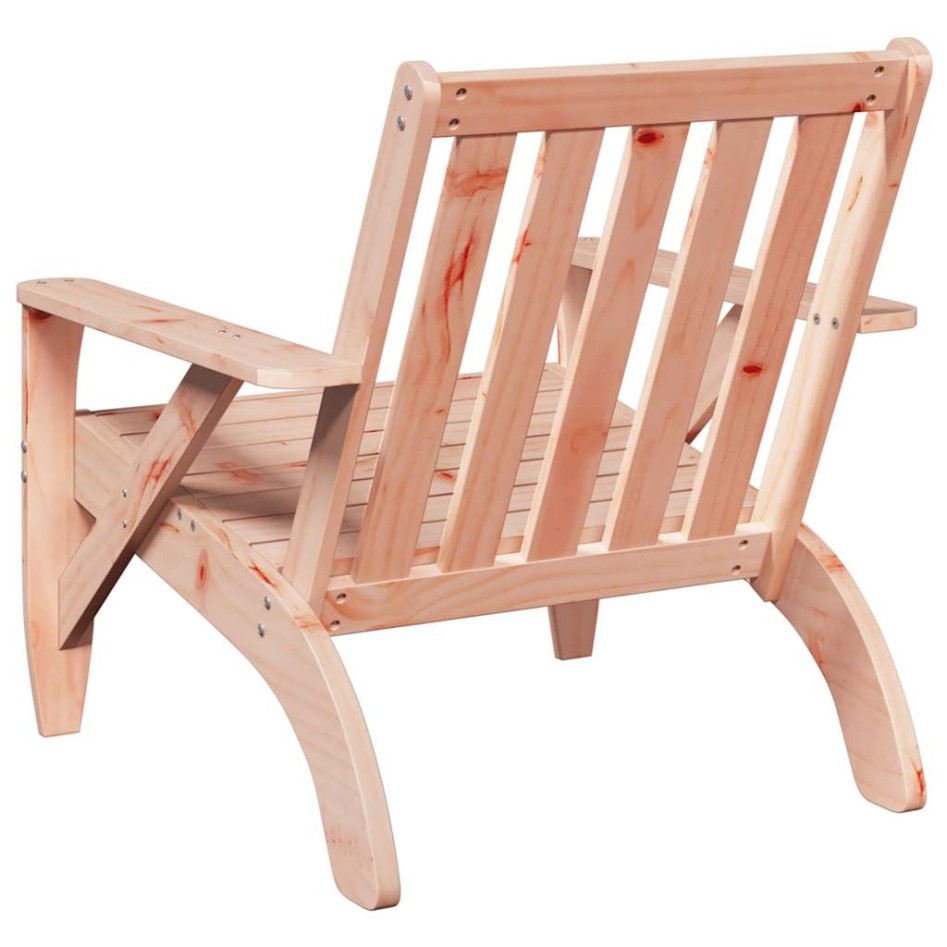 Silla adirondack de jardín madera maciza douglas 75x77x77