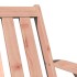 Silla adirondack de jardín madera maciza douglas 75x77x77