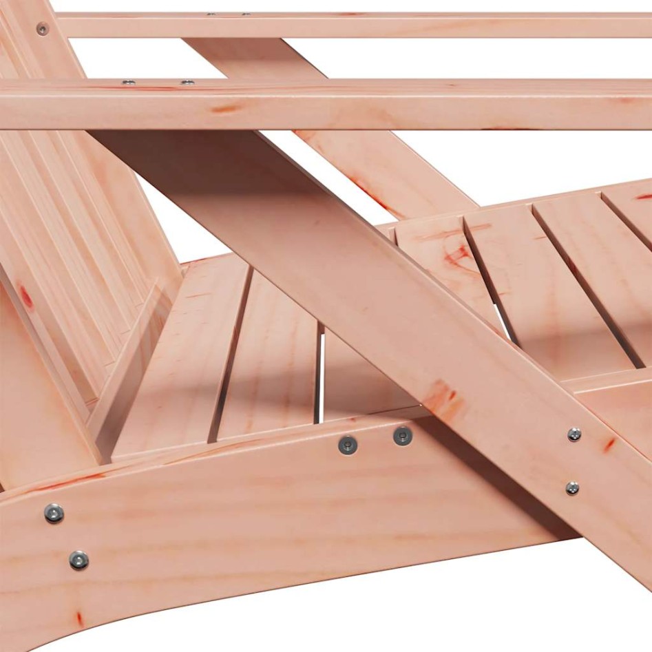 Silla adirondack de jardín madera maciza douglas 75x77x77