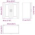 Mueble de pared de cocina Porto madera contrachapada