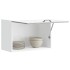 Armario de pared cocina Lucca madera contrachapada gris