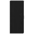 Armario de madera de ingeniería negro 40x45x103,5