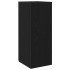 Armario de madera de ingeniería negro 40x45x103,5