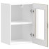 Armario pared cocina puerta de cristal Lucca roble