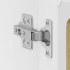 Armario pared cocina puerta de cristal Lucca roble