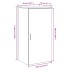 Armario de madera de ingeniería marrón roble 50x45x103,5