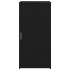 Armario de madera de ingeniería negro 50x45x103,5