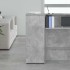 Armario de madera de ingeniería gris hormigón 40x45x103,5